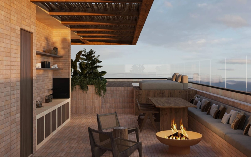 Penthouse Penthouse frente al mar alberca privada, pool bar, asadores, en venta Tulum