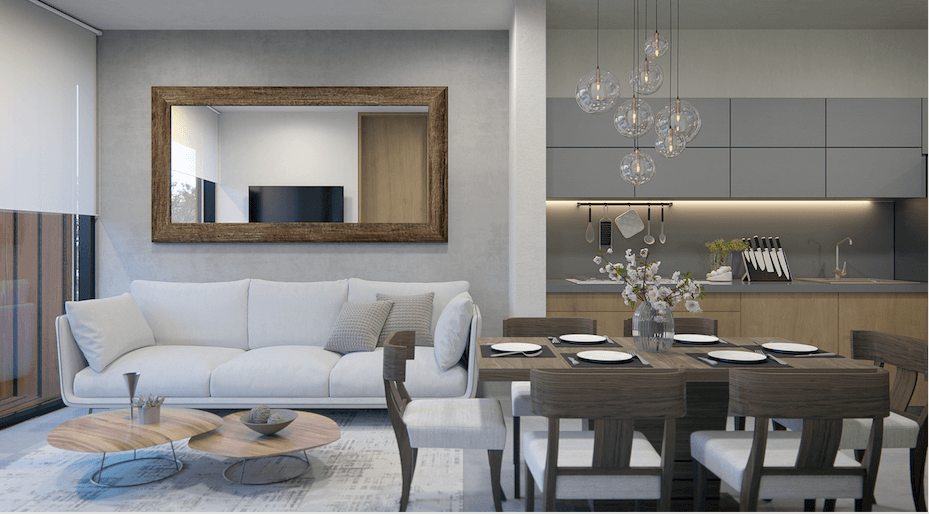 Apartment, with garden, pool, paddle tennis court, volleyball court, North Hotel Zone, Cozumel.