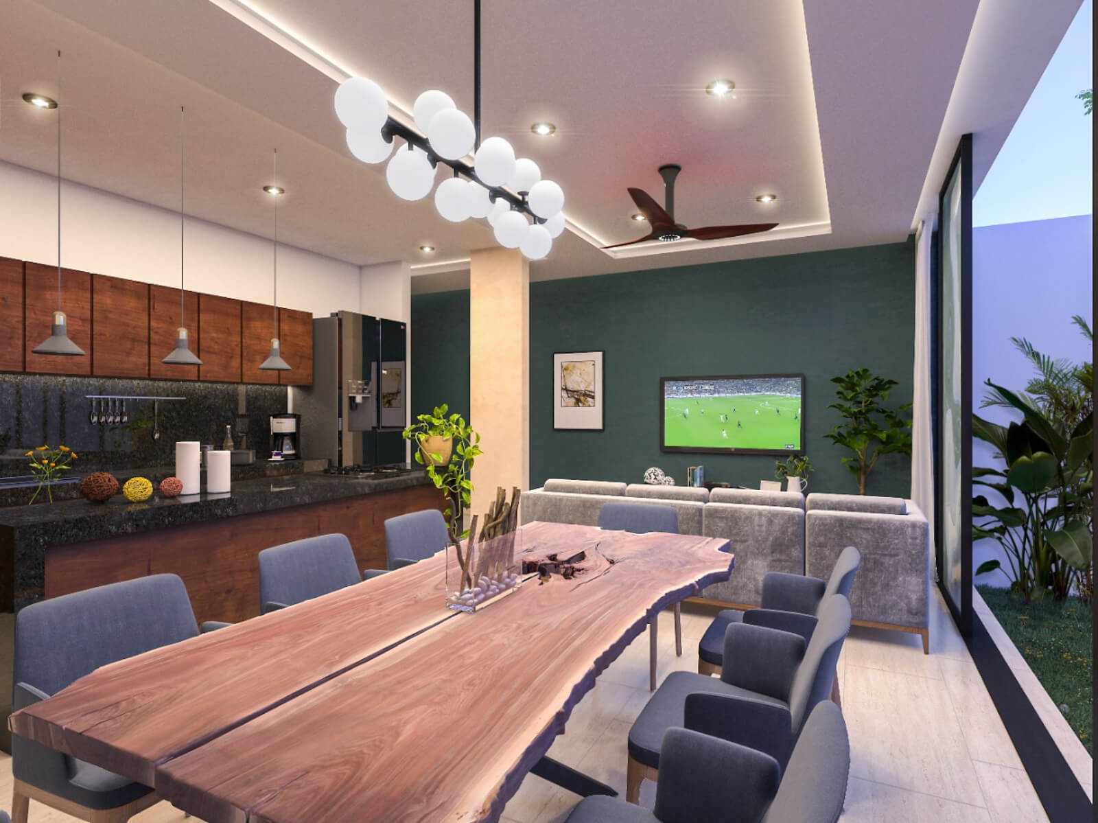 House in gated community, garden, terrace, pre-construction, CD Caucel, M&eacute;rida