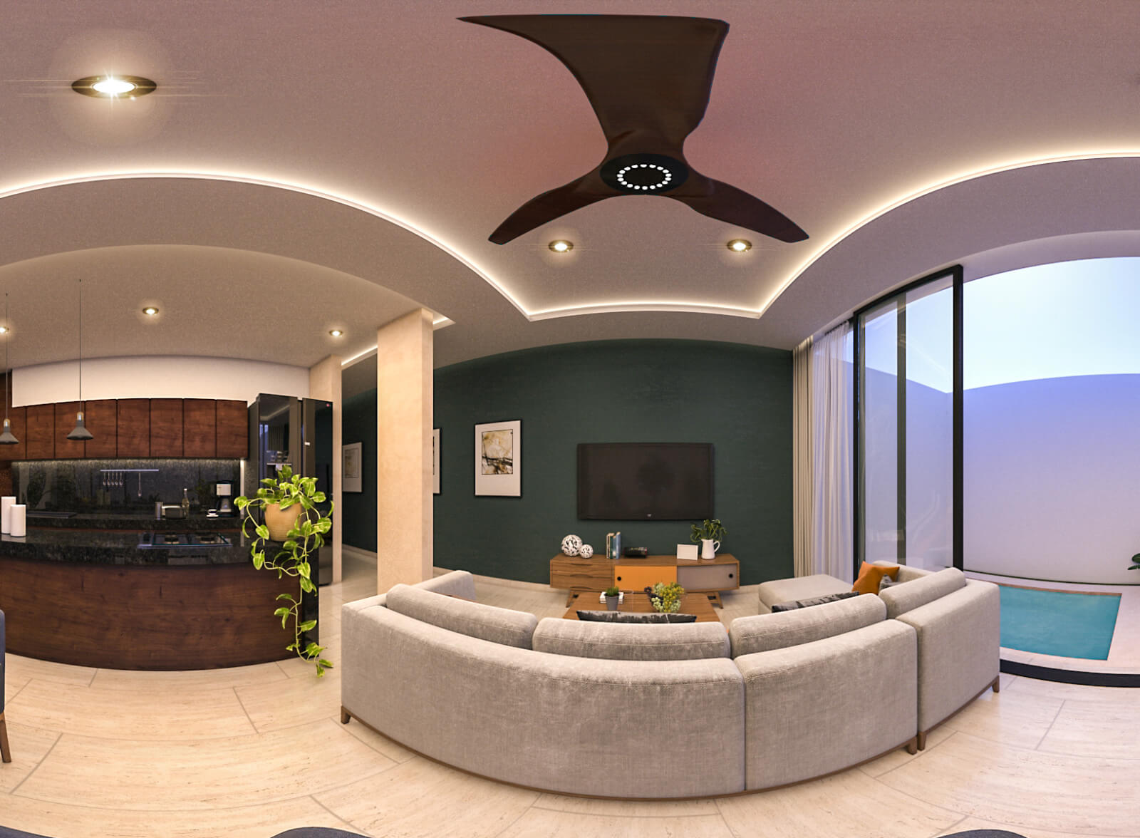 House in gated community, garden, terrace, pre-construction, CD Caucel, M&eacute;rida