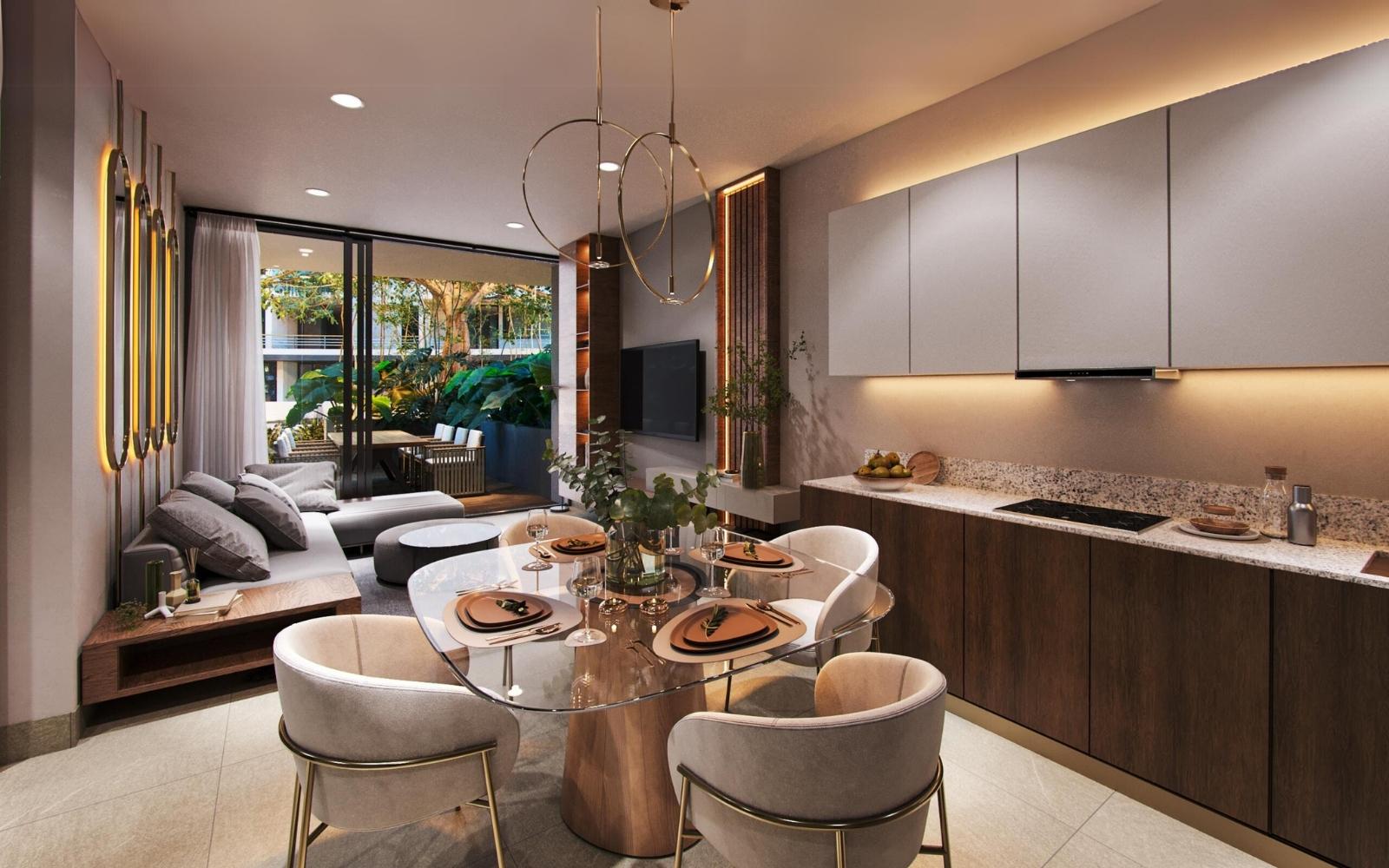 Condominium with private garden and terrace for sale in Merida Centro.