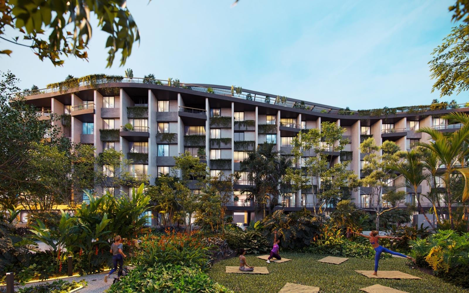 Condominium with private garden and terrace for sale in Merida Centro.