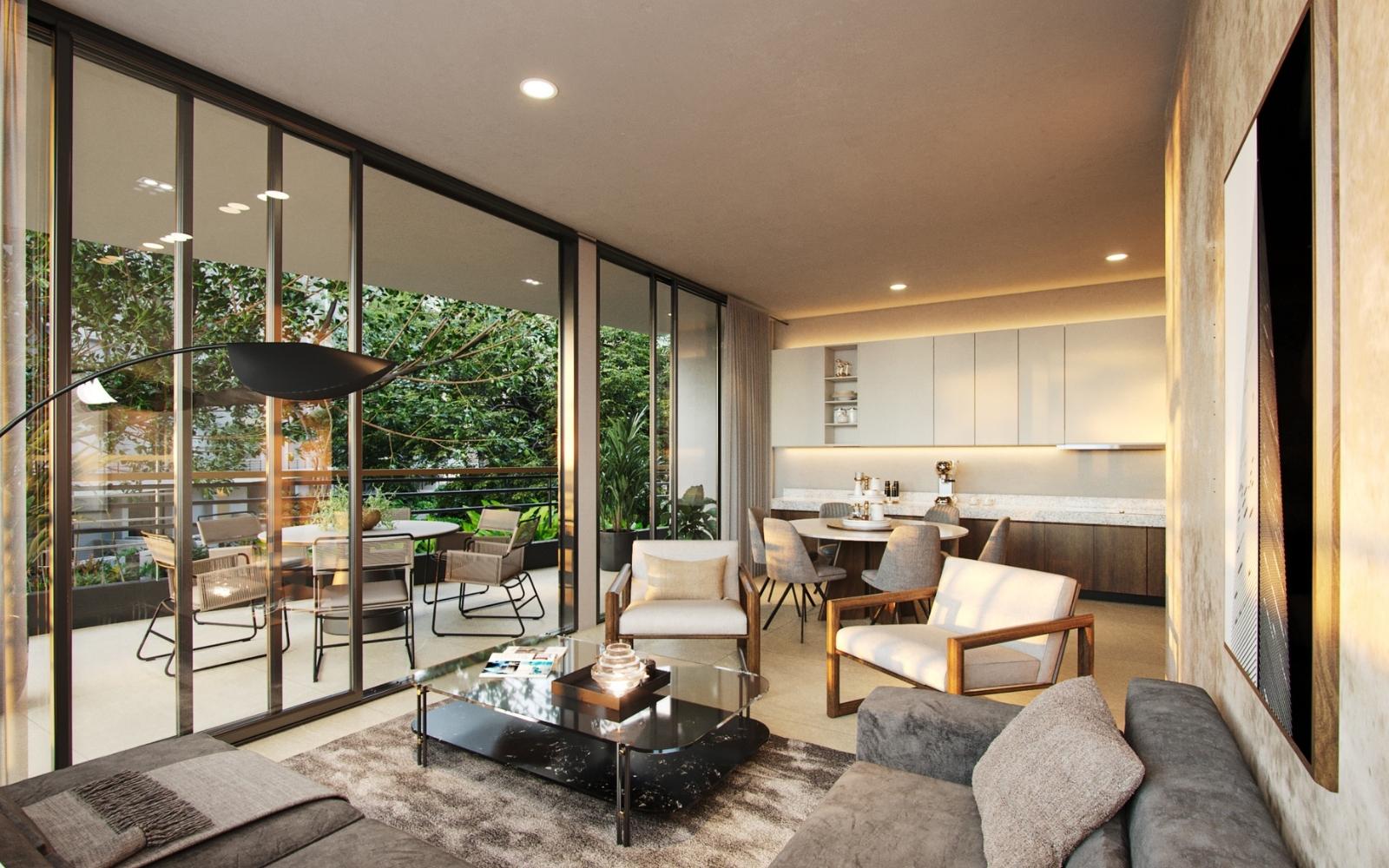 Condominium with private garden and terrace for sale in Merida Centro.