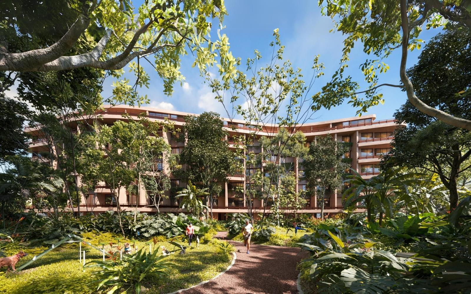 Condominium with private garden and terrace for sale in Merida Centro.