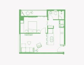 Condominium with security, pool and jacuzzi, pre-construction, for sale, Canc&uacute;n.