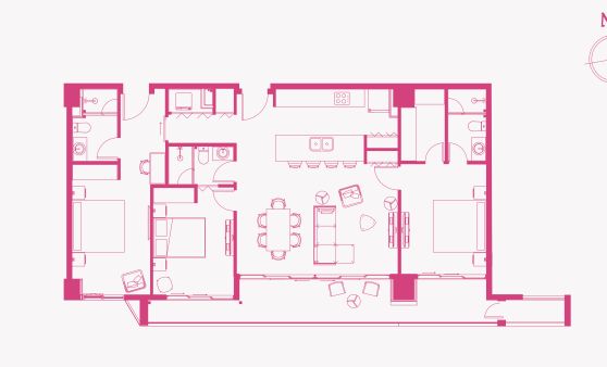 Penthouse con vista panor&aacute;mica, en venta, Via Cumbres, Canc&uacute;n