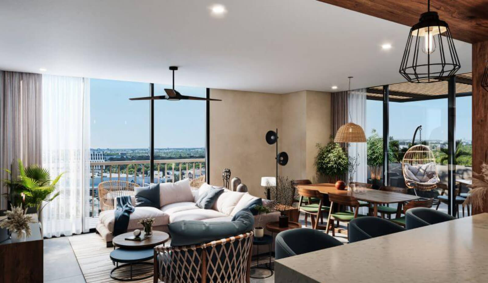 Penthouse con vista panor&aacute;mica, en venta, Via Cumbres, Canc&uacute;n