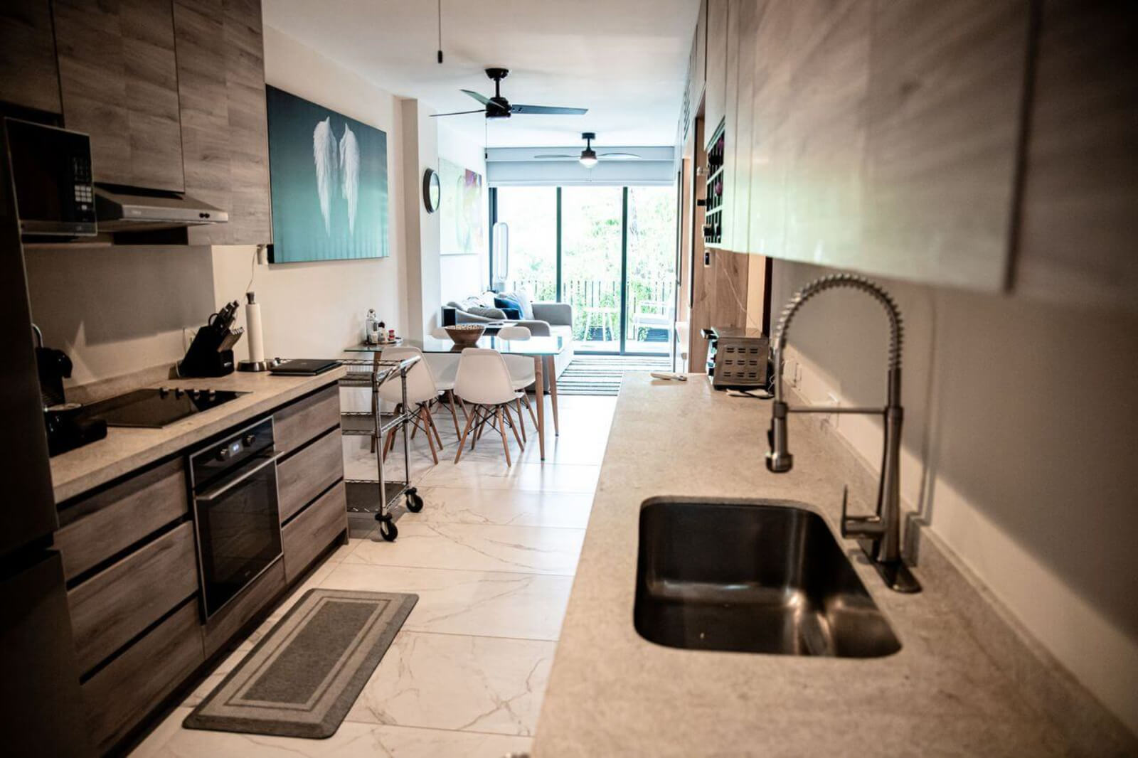 Penthouse with private rooftop and bbq area, fully furnished, Smart Home system, for sale Tangolunda, Huatulco.