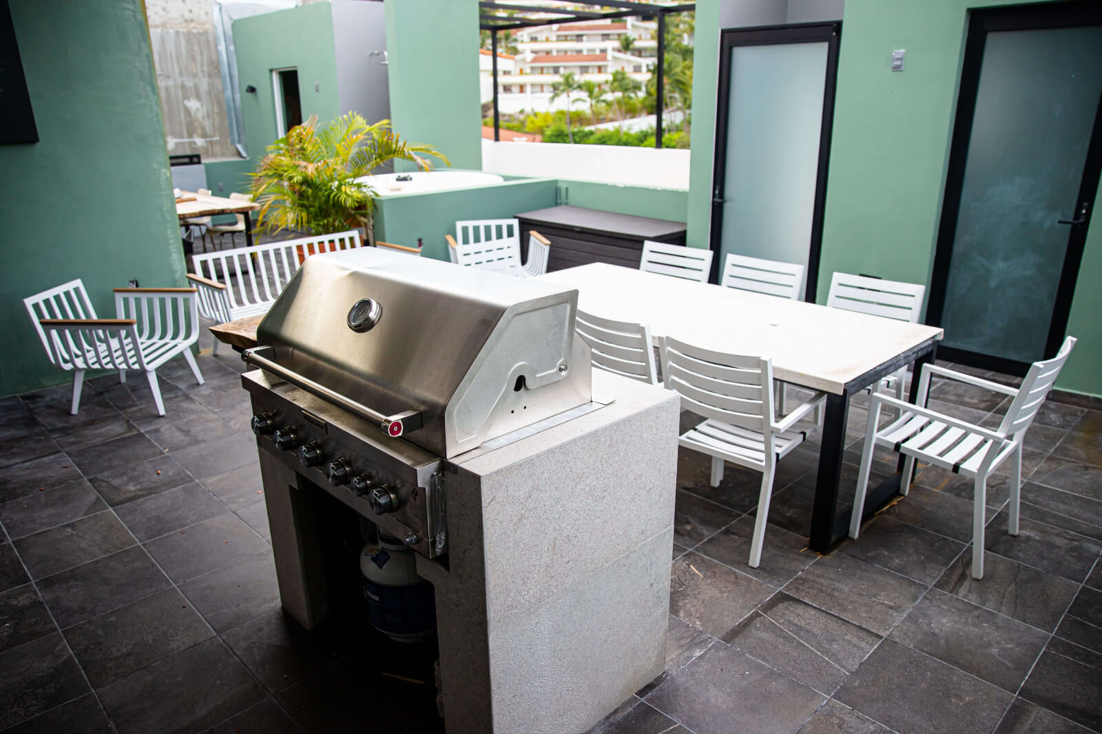 Penthouse with private rooftop and bbq area, fully furnished, Smart Home system, for sale Tangolunda, Huatulco.