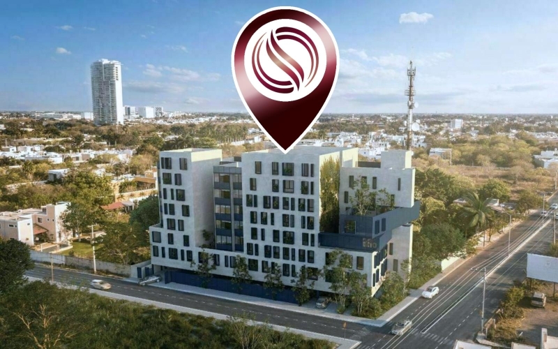 Condominium with private terrace, roof park, bbq grill, pet-friendly, for sale in M&eacute;rida.