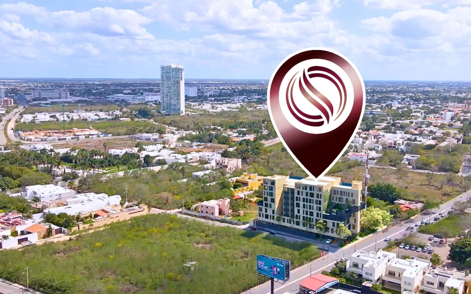 Apartment with terrace, pool, golf simulator, running track for sale, North Zone, Merida.