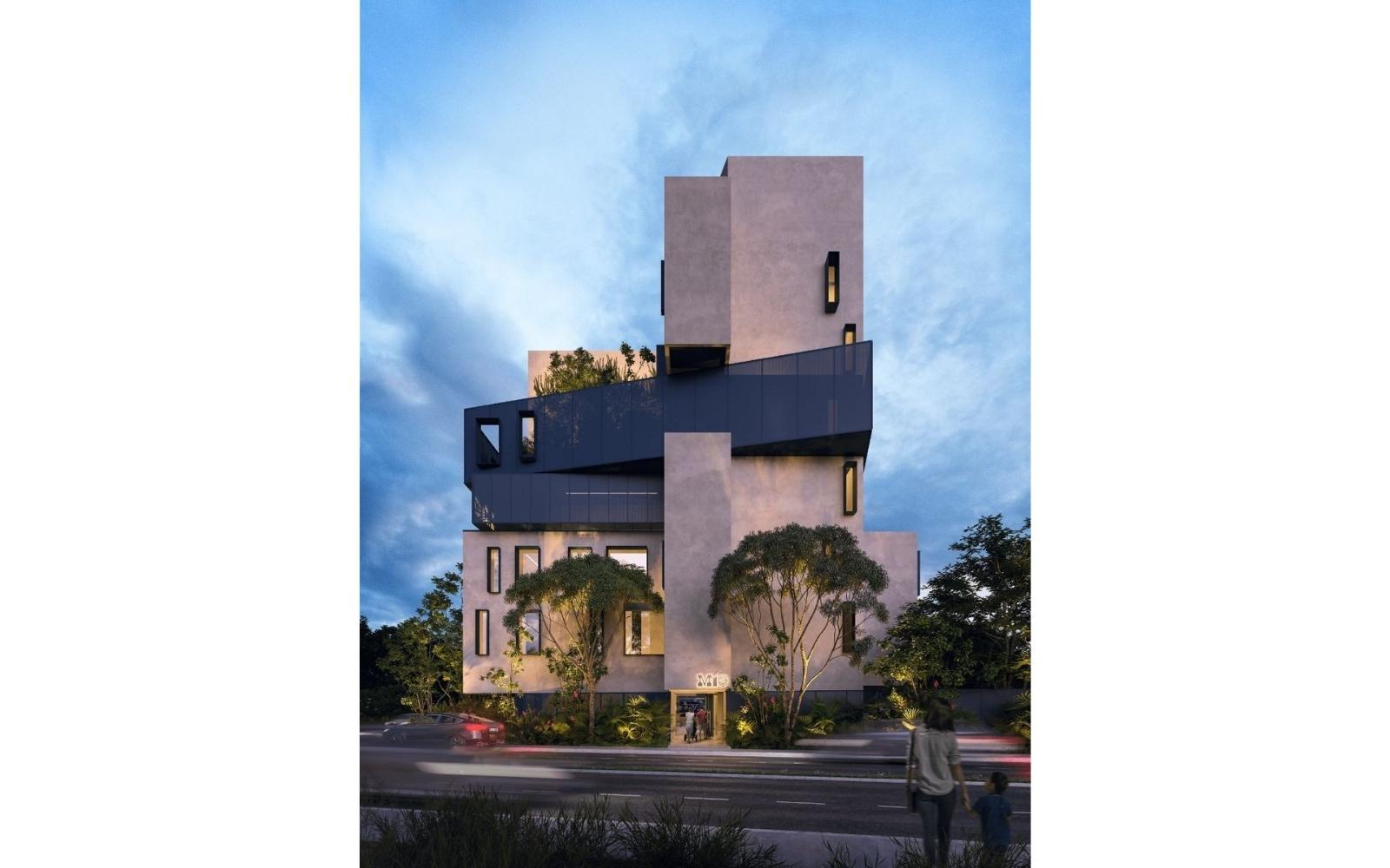 Apartment with terrace, pool, golf simulator, running track for sale, North Zone, Merida.