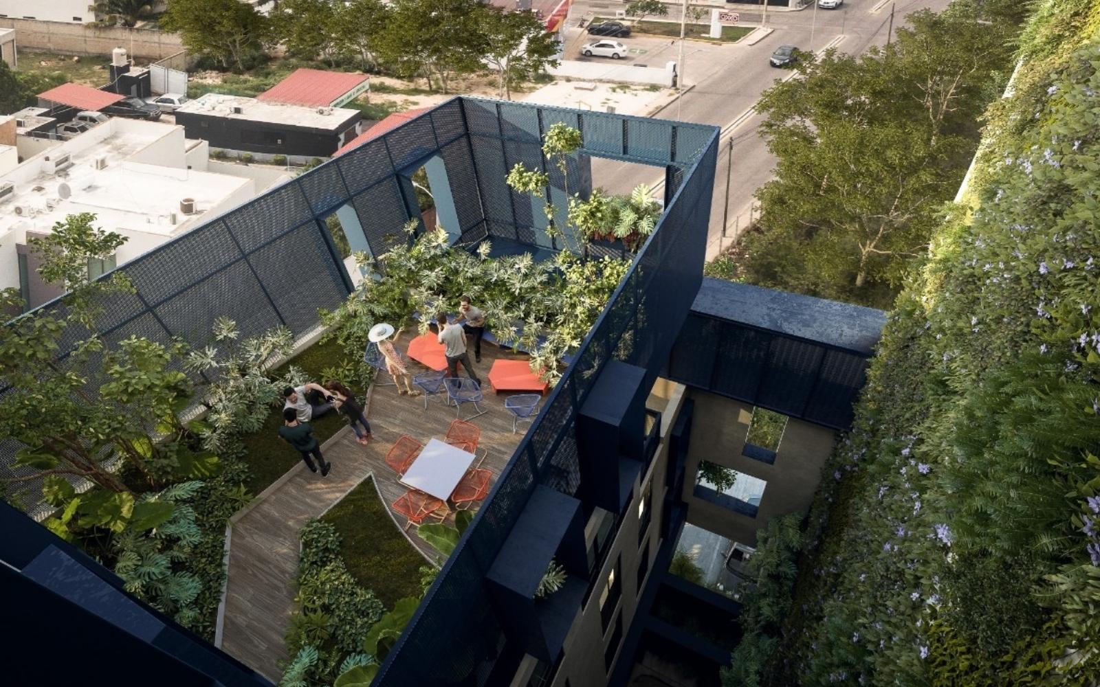 Penthouse con dos pisos, alberca privada, simulador de golf, Cine, entre muchas otras en Zona Norte, Merida.