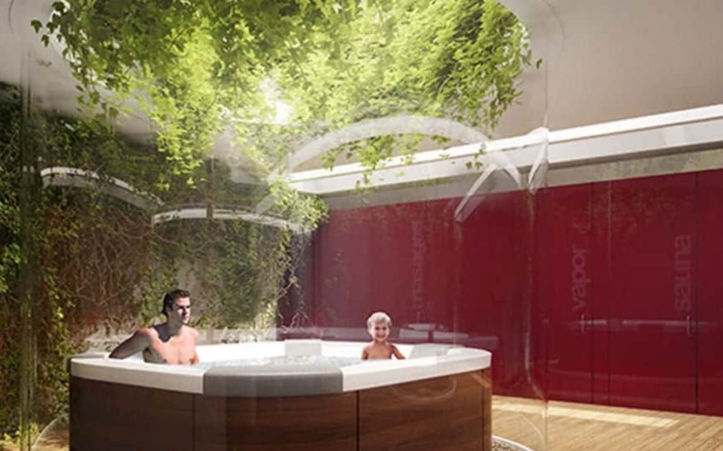 Condo with pool, jacuzzi, gym for sale, in Polanco Mexico City.