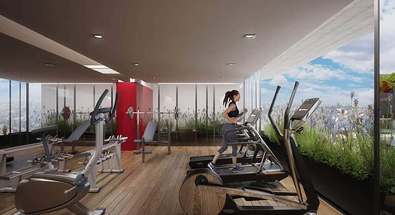 Condo with pool, jacuzzi, gym for sale, in Polanco Mexico City.