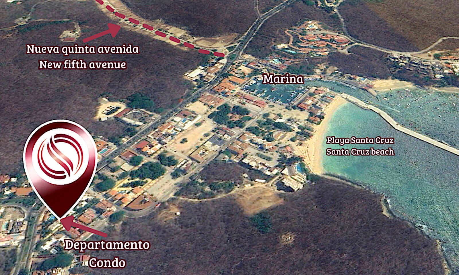 Luxury pet-friendly condominium with pool and gym for sale in Huatulco.