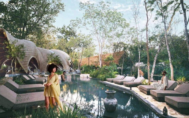 Land in gated community surrounded by nature with amenities, sale Tulum