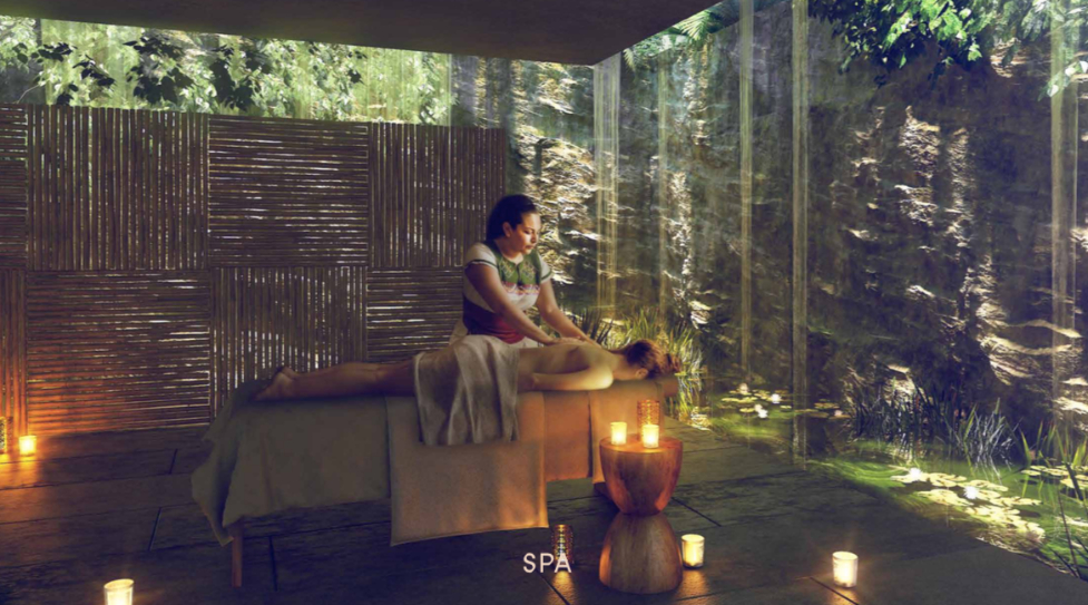 Land with clubhouse, private community surrounded by nature for sale Tulum.