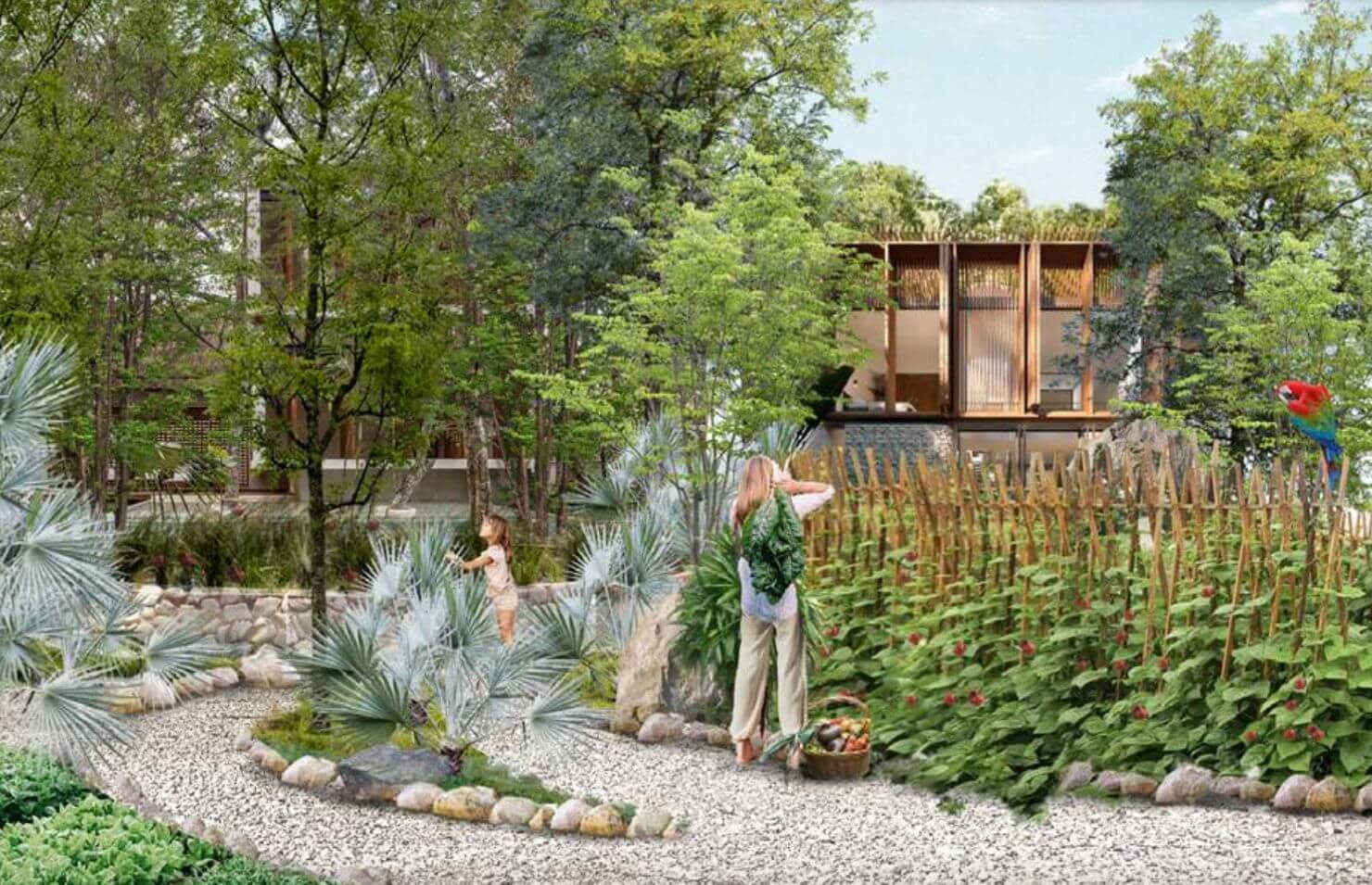 Land in community surrounded by nature with amenities, sale Tulum