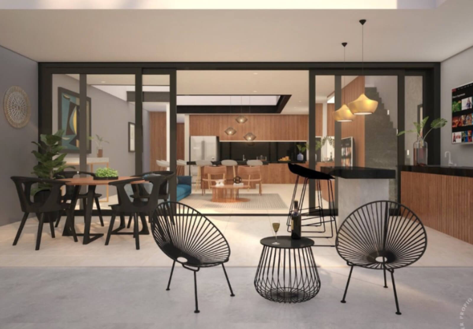 Townhouse with pool, solar panel, paddle, coworking, gym, and more for sale Merida