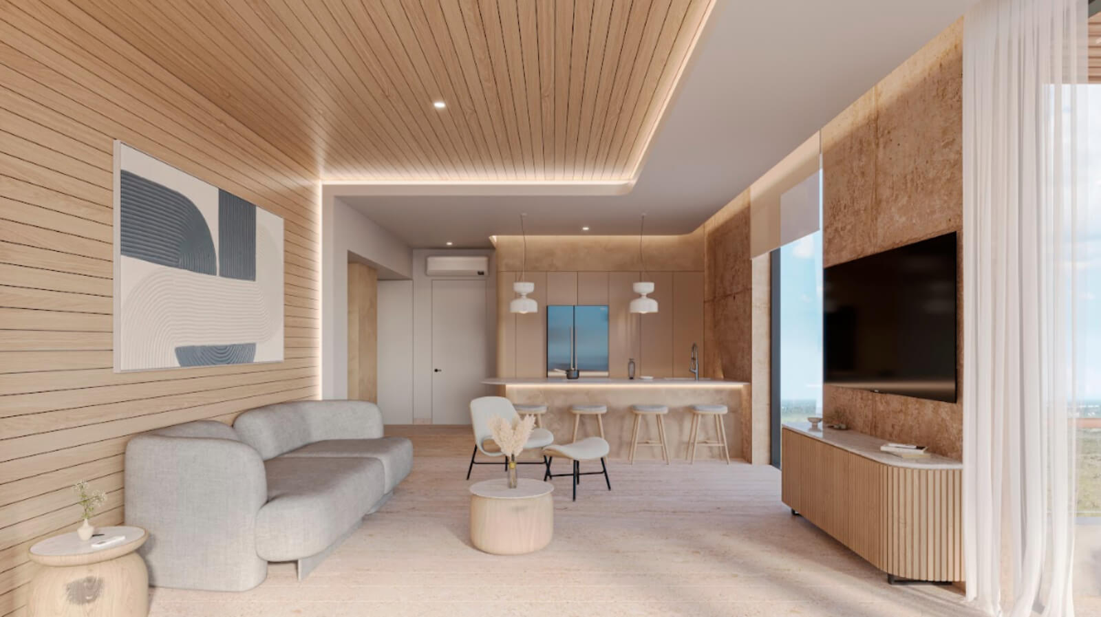 Condo steps from the sea, with ocean view, roof top for sale, Puerto Morelos