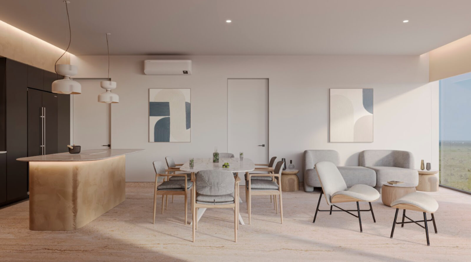 Apartment with private pool, for sale, beachfront, Puerto Morelos.