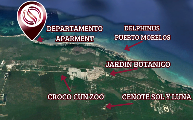 Condo with private pool, for sale, beachfront, Puerto Morelos.