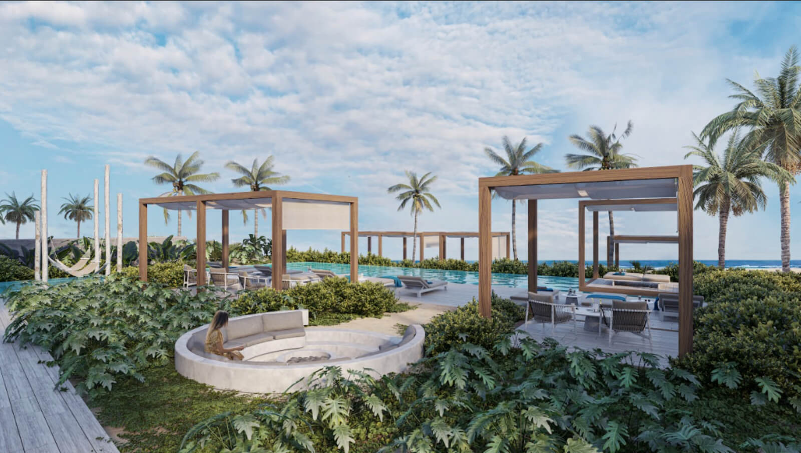 Condo con vista al mar, alberca, en venta, Frente al mar, Puerto Morelos