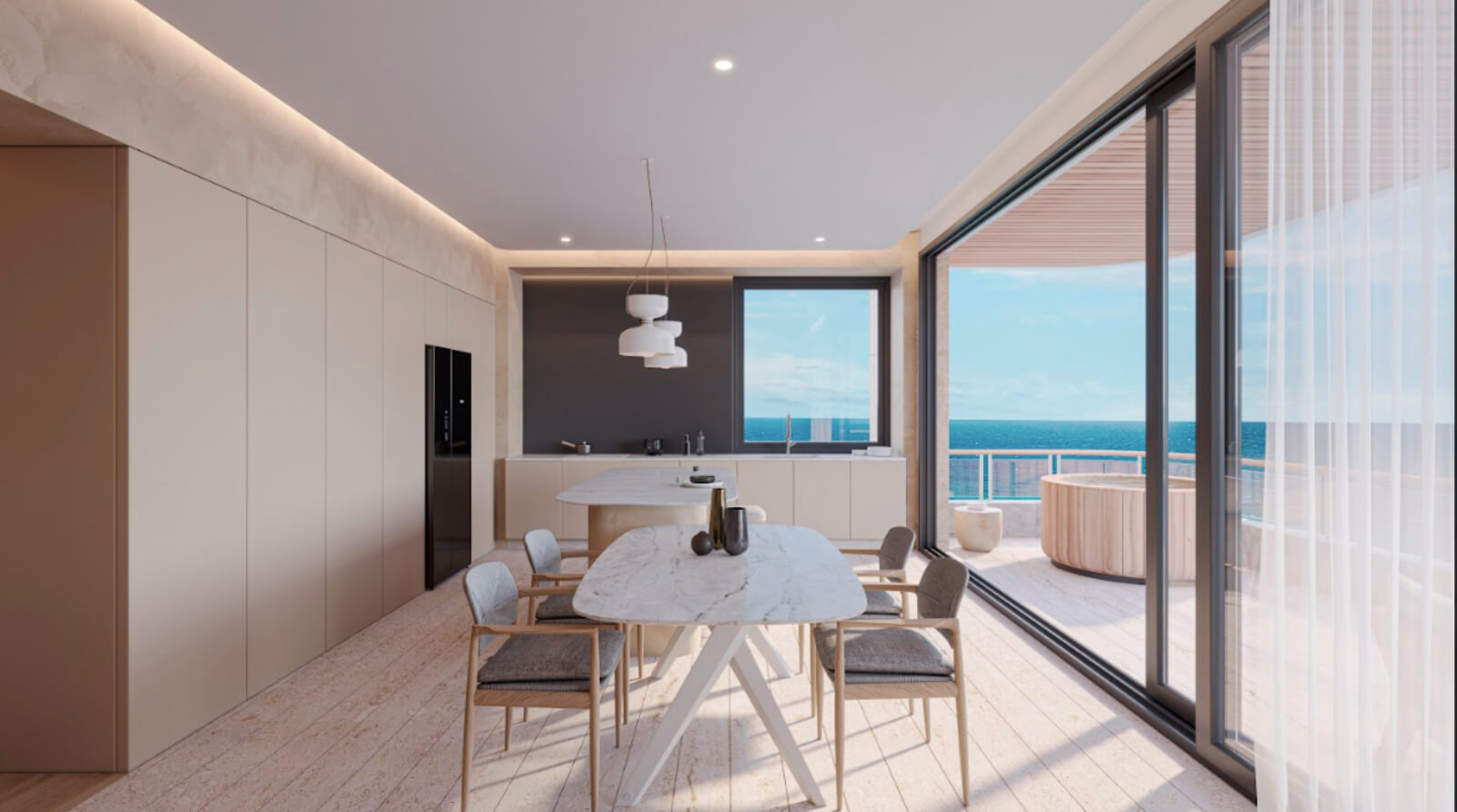 Condo with luxury amenities, for sale, beachfront, Puerto Morelos.