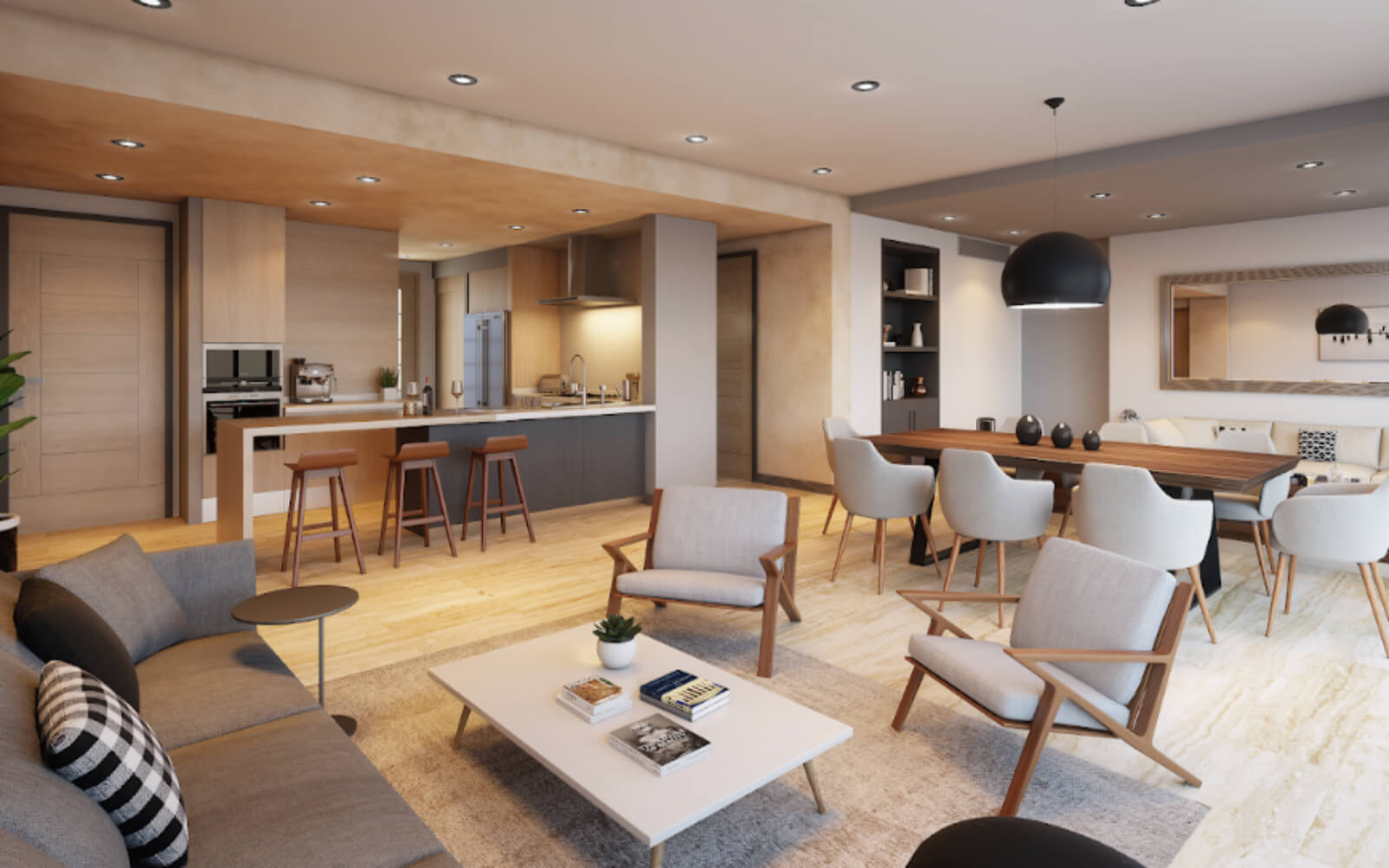 Luxury Condo in Restored Casona with Amenities for Sale, Downtown M&eacute;rida