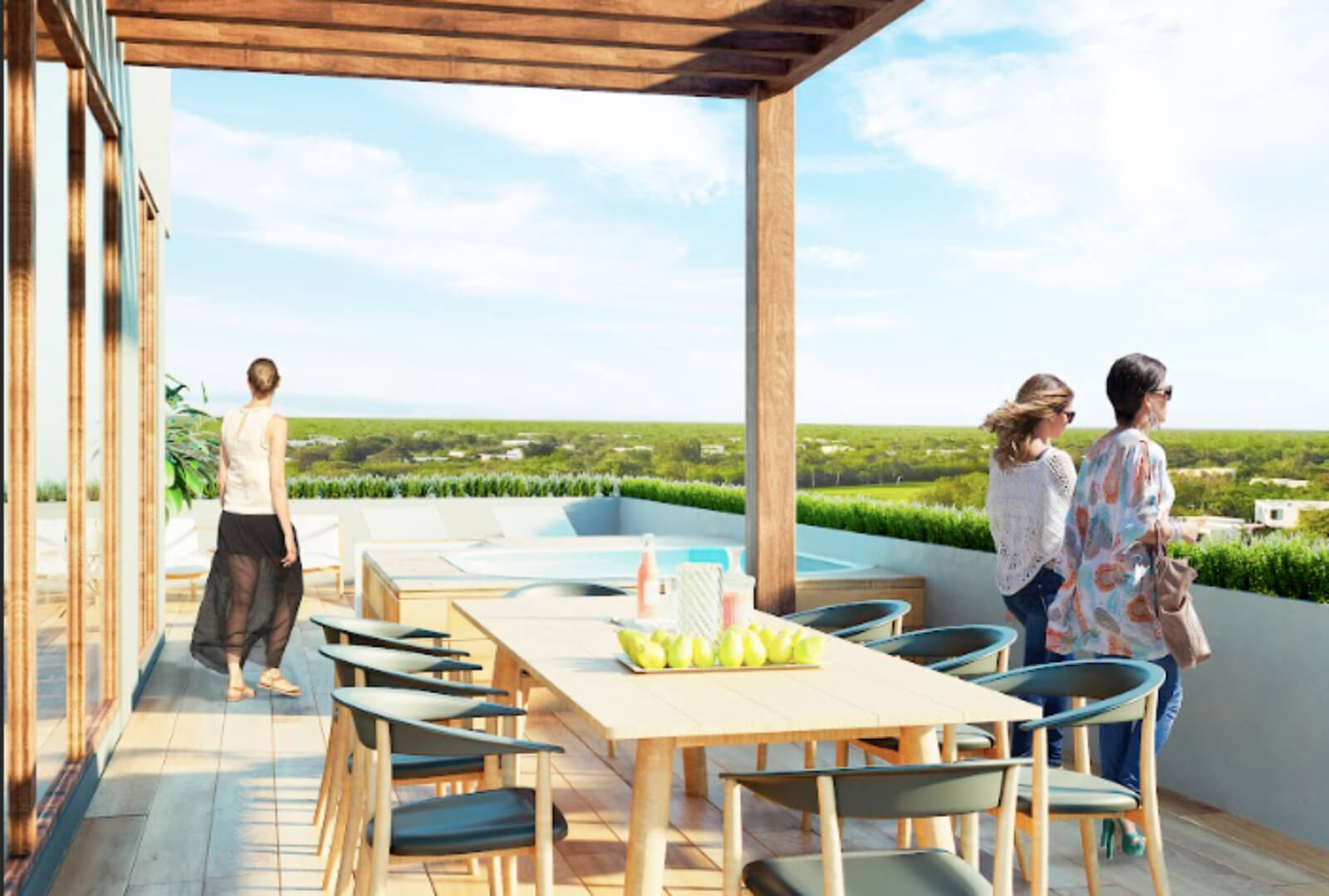 Luxury Condo in Restored Casona with Amenities for Sale, Downtown M&eacute;rida