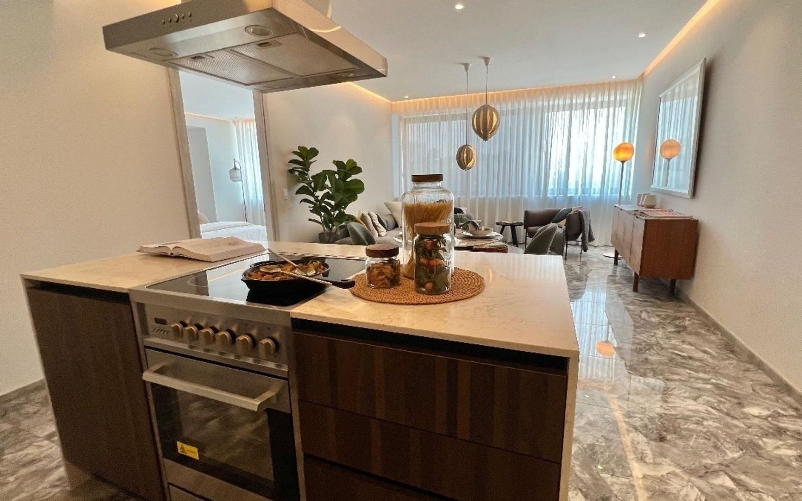 Condominium with 5m2 balcony, swimming lane, gym, playground, green areas, pre-construction, for sale in Santa Fe, Mexico City.