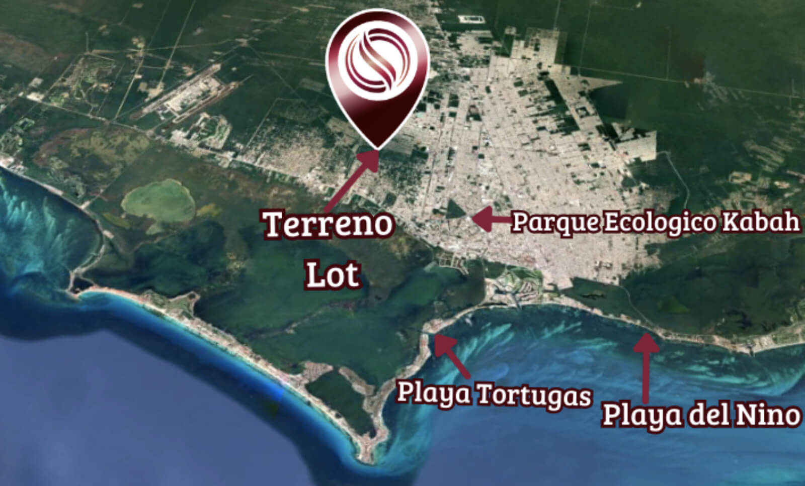 Lot in gated community with clubhouse, game room, pet park, and more for sale in Cancun