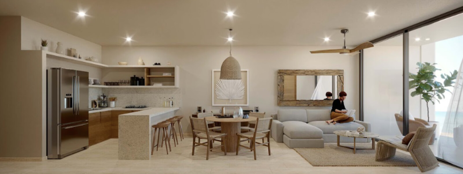 Apartment with Padel Courts and Pool for Sale in Santa Rita Cholul, M&eacute;rida