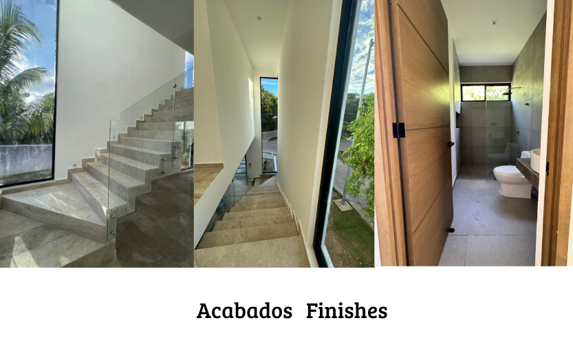 House with private pool, double height, marble floors, for sale in Residencial Rio, Cancun