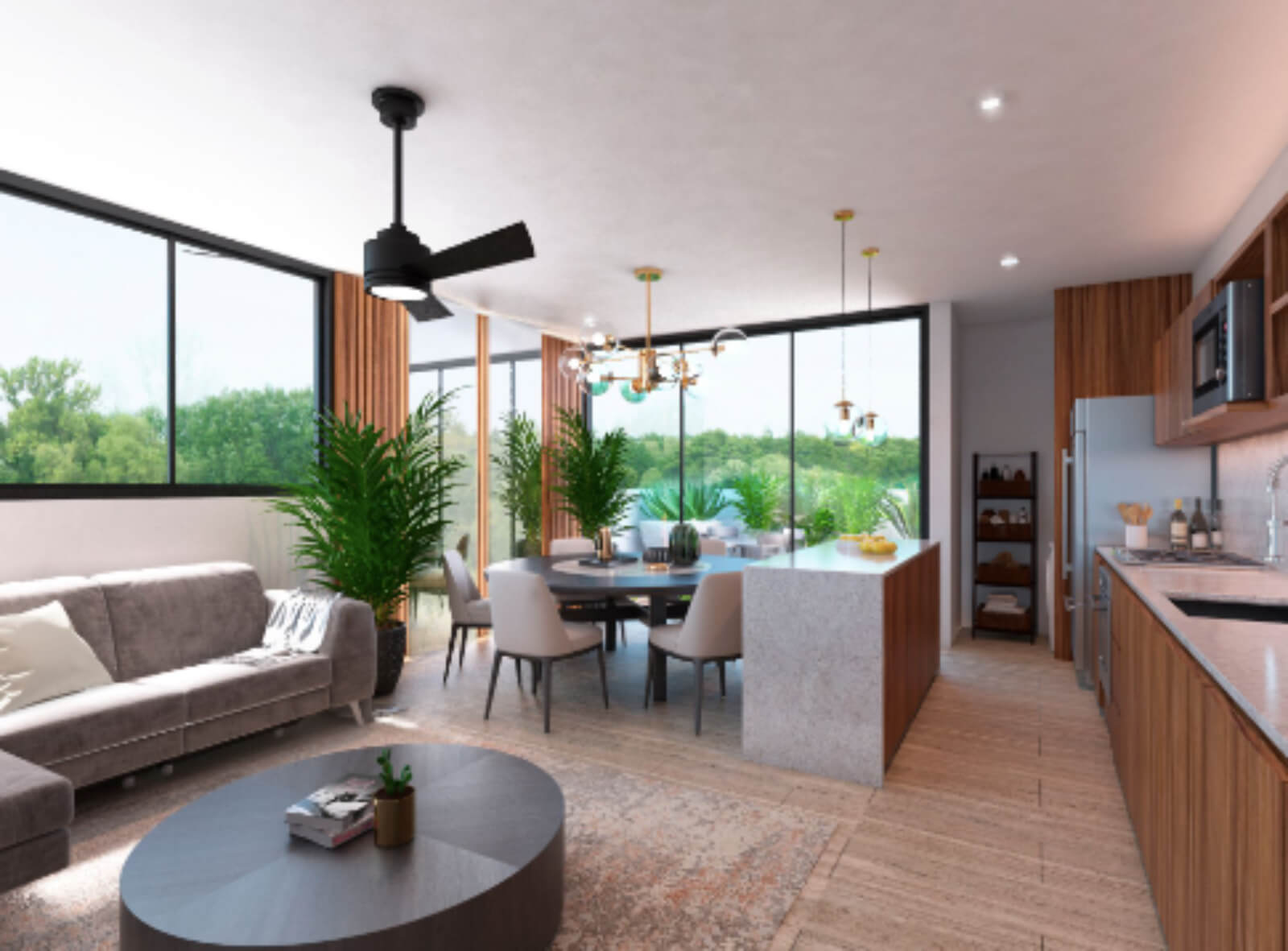 Sustainable apartment, green areas, pet-frienfly, pre-sale M&eacute;rida.