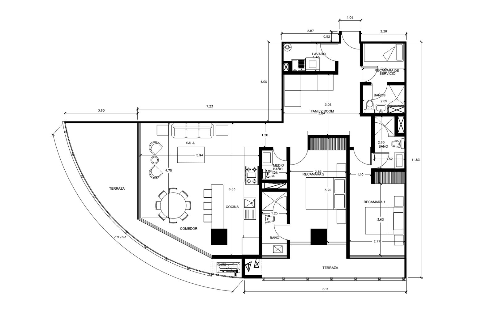 Departamento de lujo amplio, ubicado en el centro de Canc&uacute;n&nbsp; en venta con amenidades: spa, alberca, salon de belleza, club de ni&ntilde;os.
