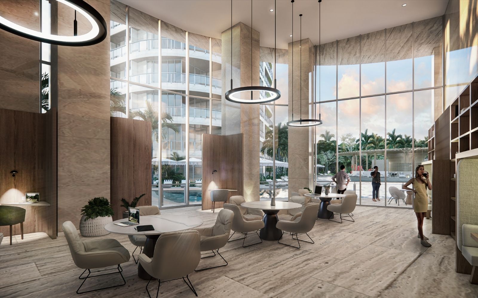 Departamento de lujo amplio, ubicado en el centro de Canc&uacute;n&nbsp; en venta con amenidades: spa, alberca, salon de belleza, club de ni&ntilde;os.