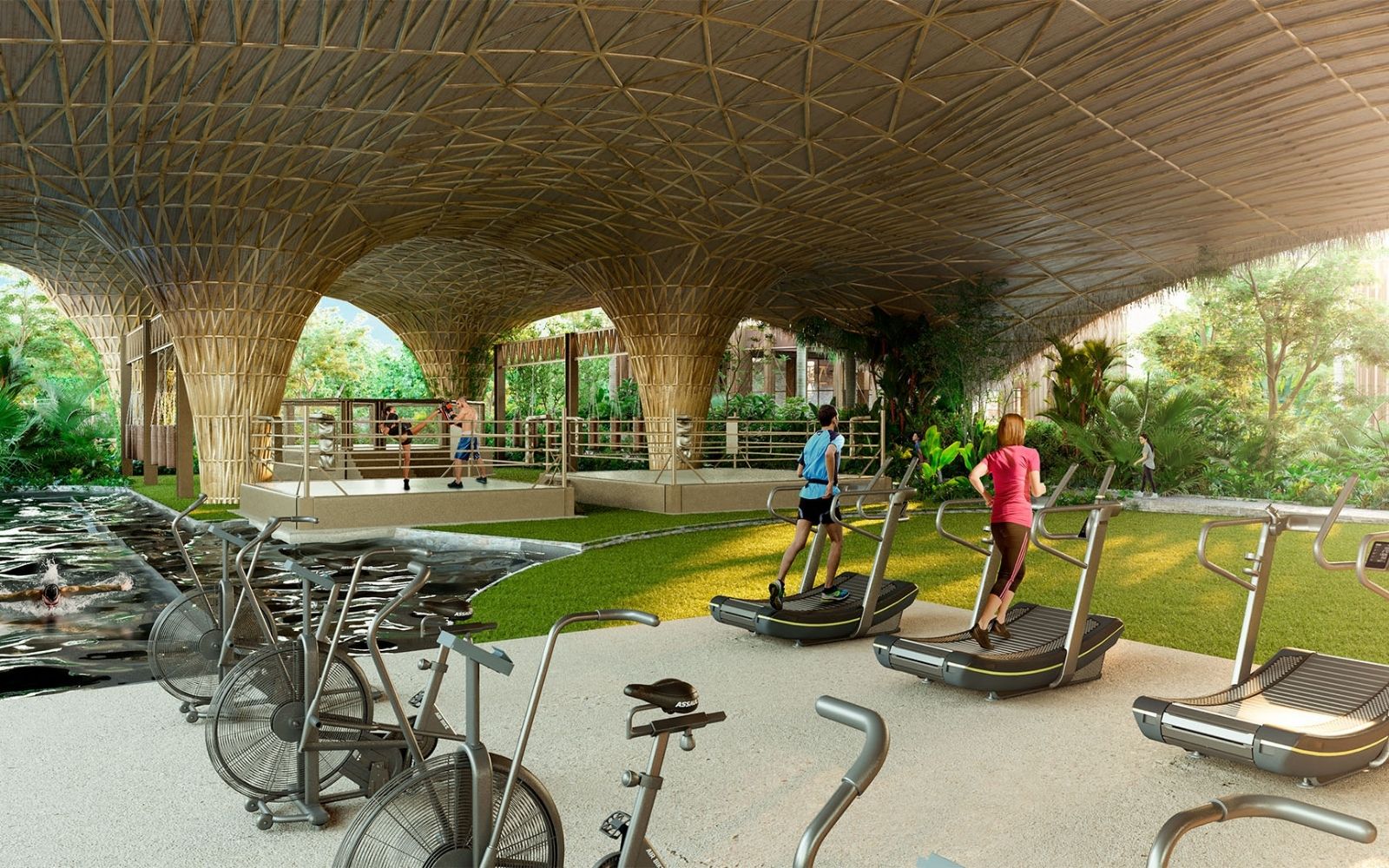 Departamento de lujo amplio, ubicado en el centro de Canc&uacute;n&nbsp; en venta con amenidades: spa, alberca, salon de belleza, club de ni&ntilde;os.