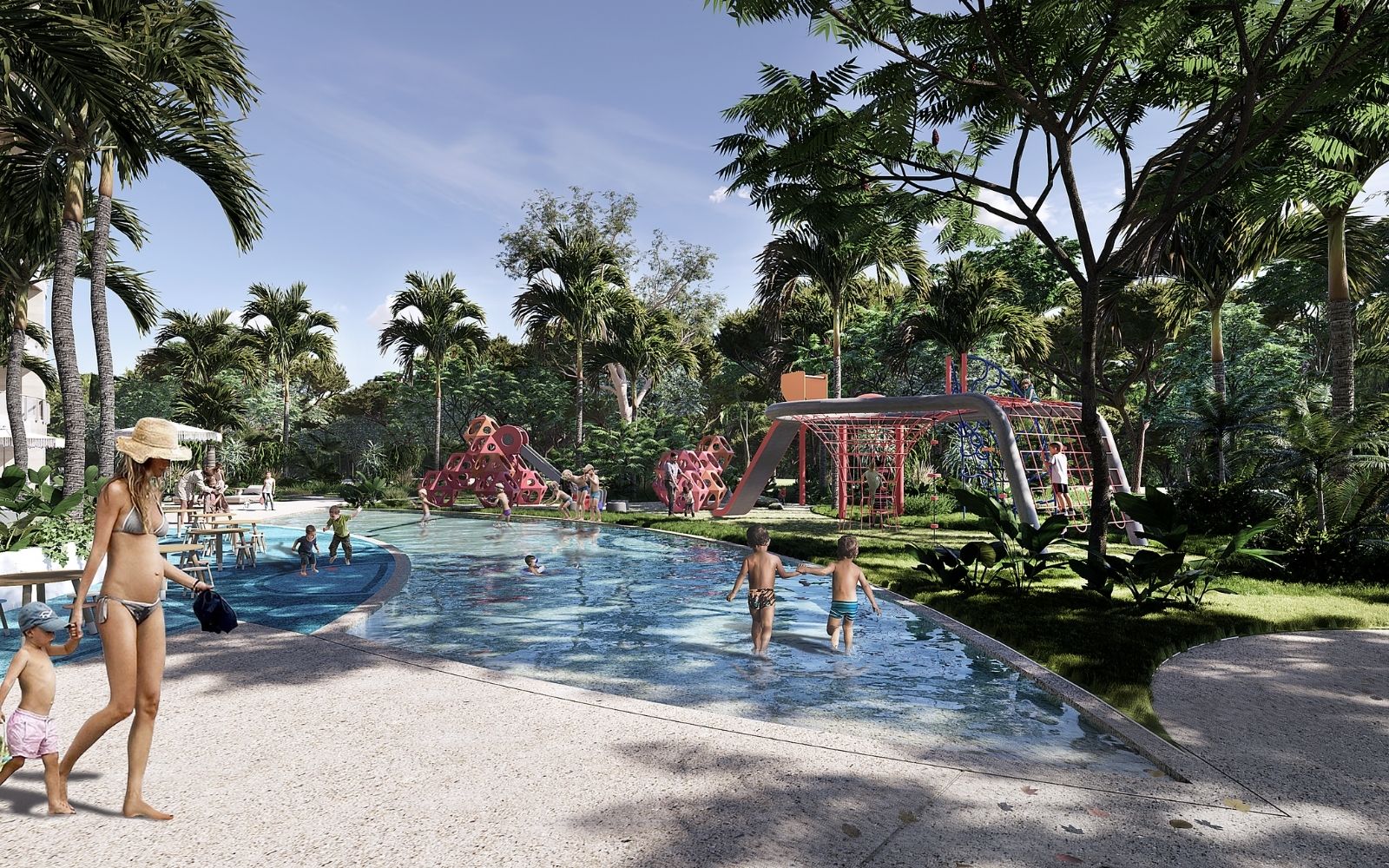 Departamento de lujo amplio, ubicado en el centro de Canc&uacute;n&nbsp; en venta con amenidades: spa, alberca, salon de belleza, club de ni&ntilde;os.