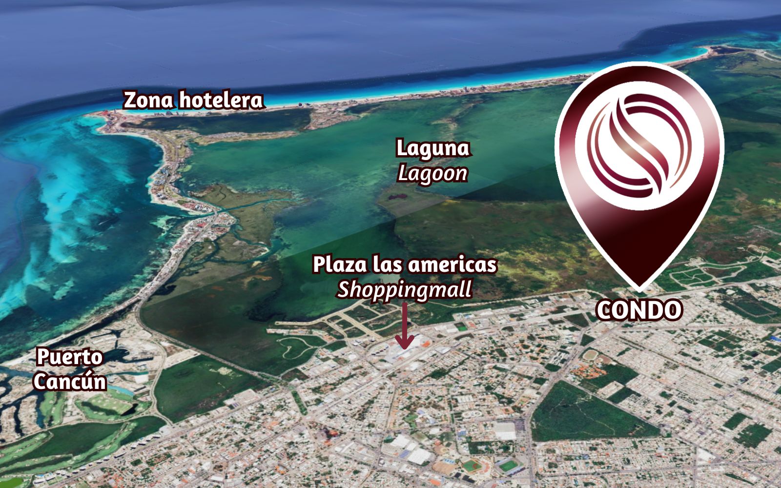 Condominium with terrace, rooftop, and pool for sale, Puerto Cancun, Cancun.