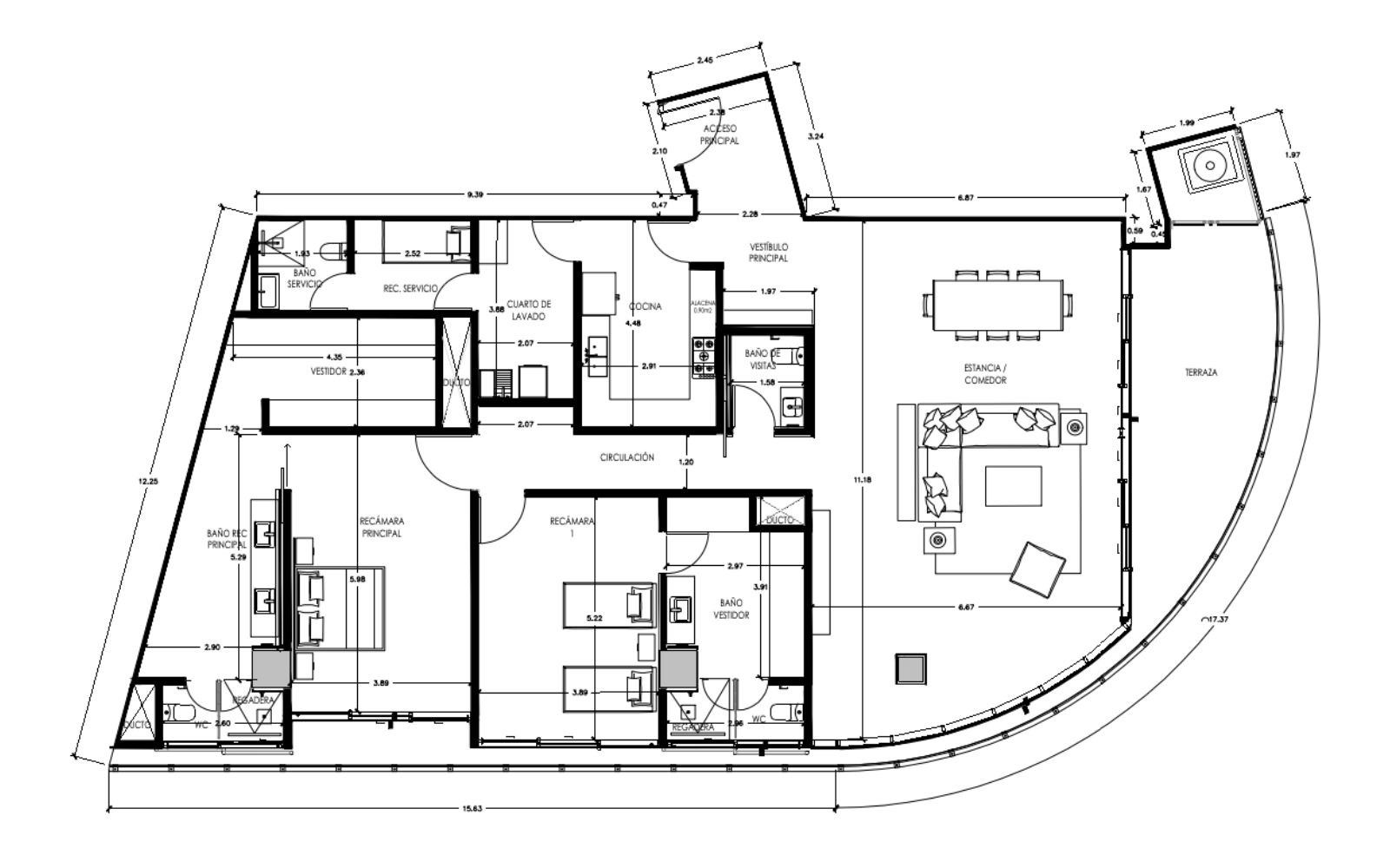Penthouse con vista a la Zona Hotelera, venta,&nbsp; Boulevard Colosio, Canc&uacute;n