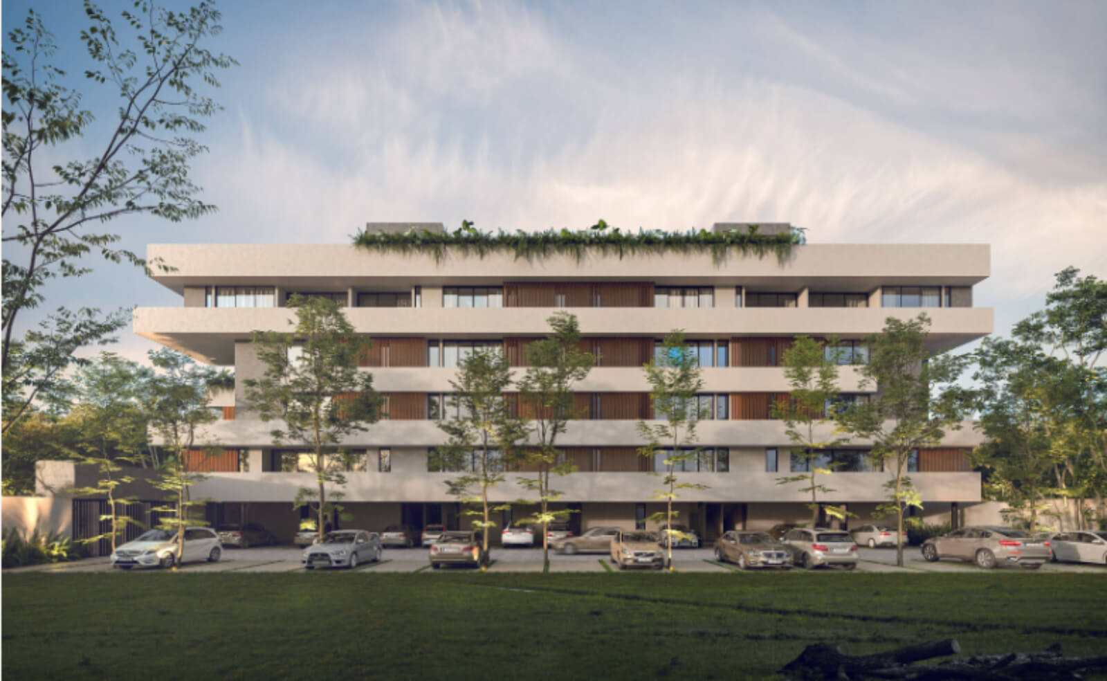 Condo with pool and garden, pet area, cigar lounge, coworking gym and more for sale Merida Norte