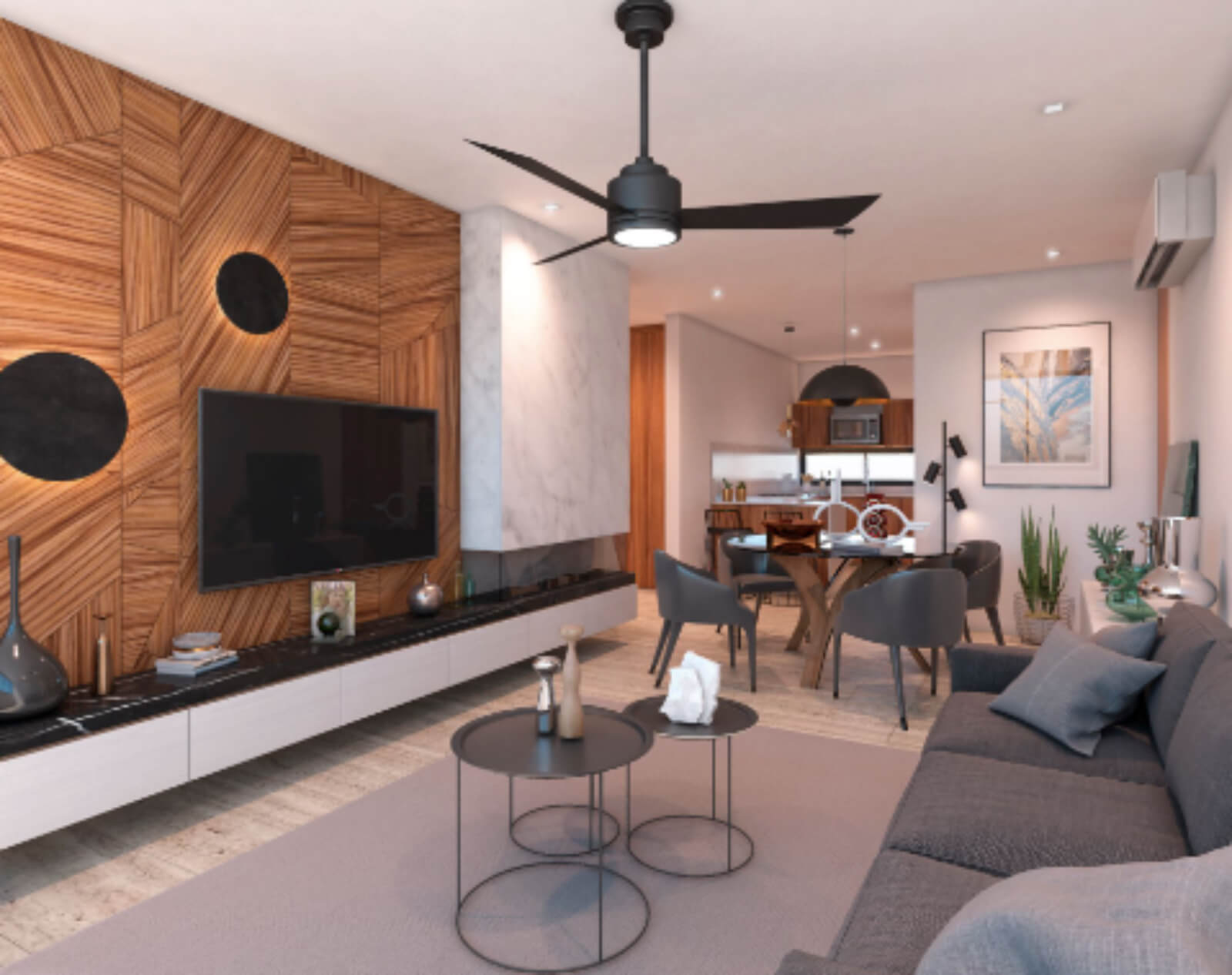 Apartment with beach club, pool, gym, cinema , North Zone, M&eacute;rida