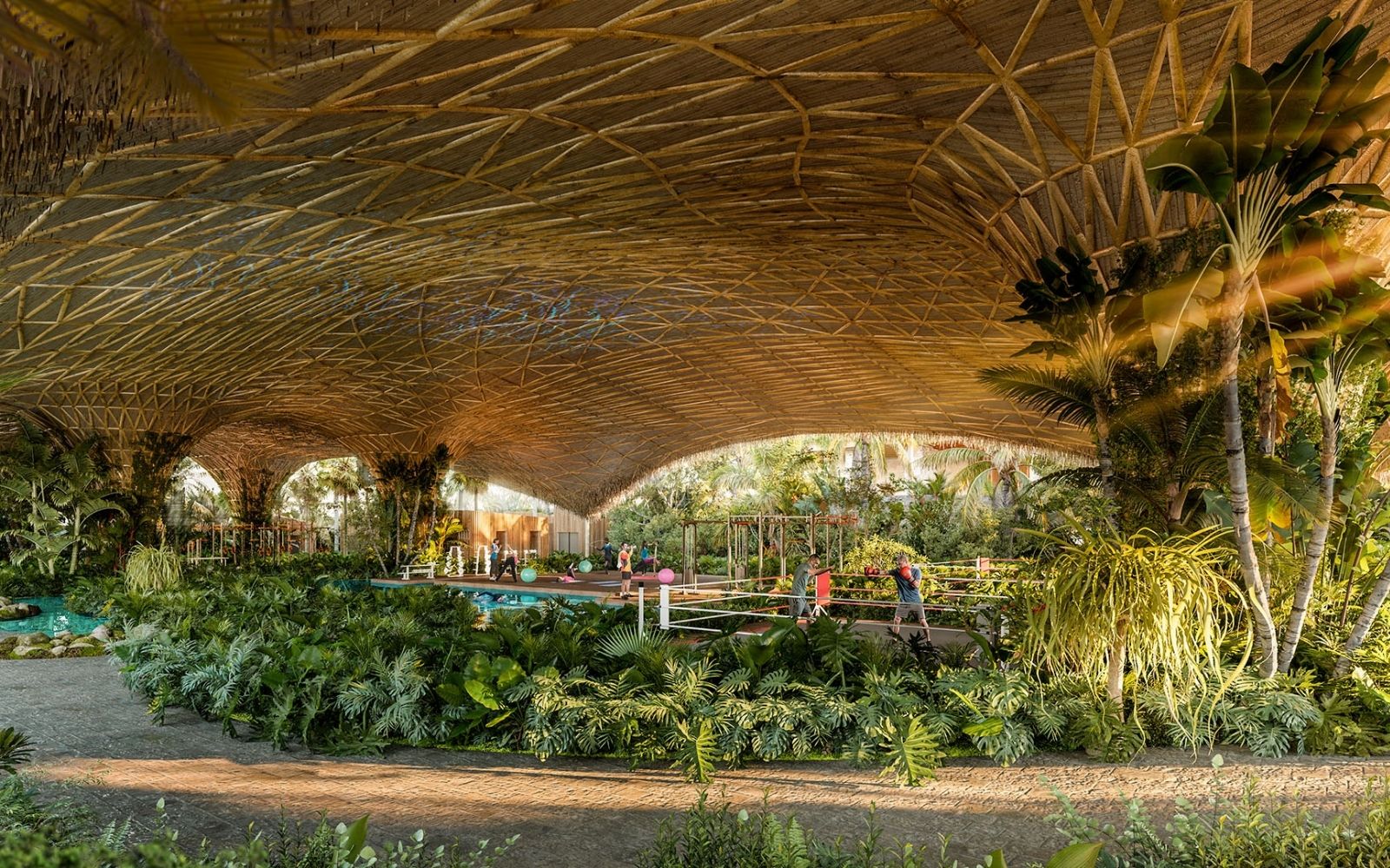 Condo with terrace, rooftop, and pool for sale, Puerto Cancun, Cancun.