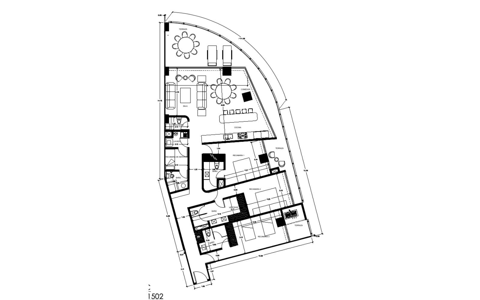 Departamento con amenidades exclusivas, en venta, Zona Hotelera, Canc&uacute;n