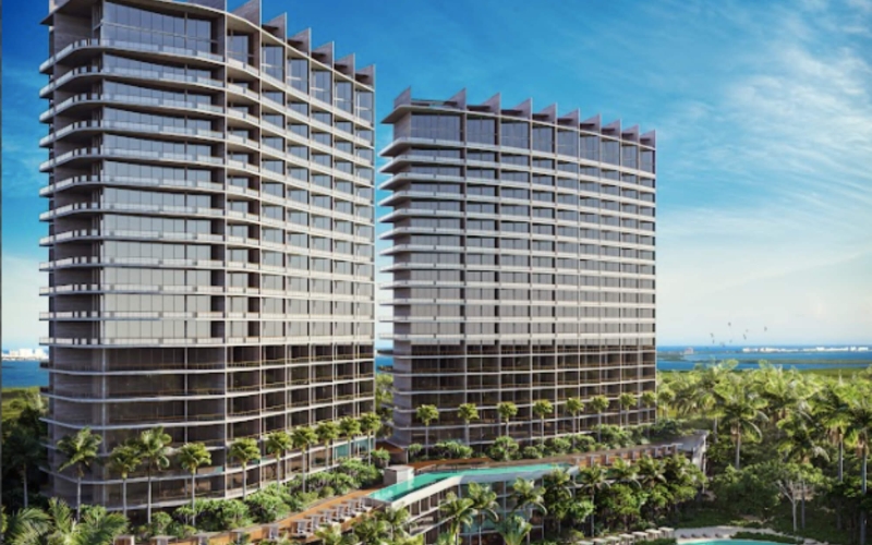 Apartment with hammock area, kids club and pool, pre-construction, for sale, Canc&uacute;n.