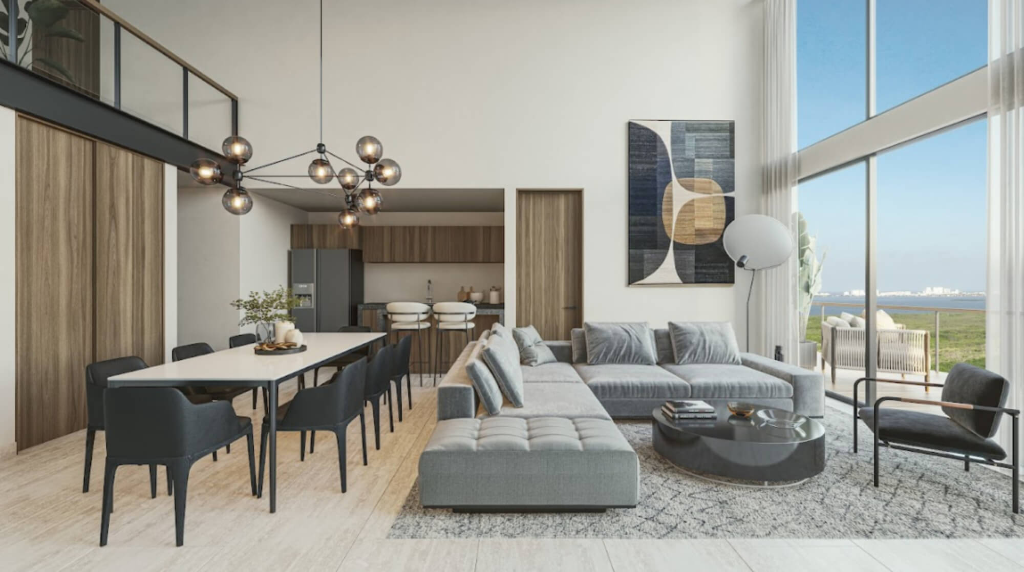 Departamento con acabados modernos en venta, Zona Aeropuerto, Canc&uacute;n