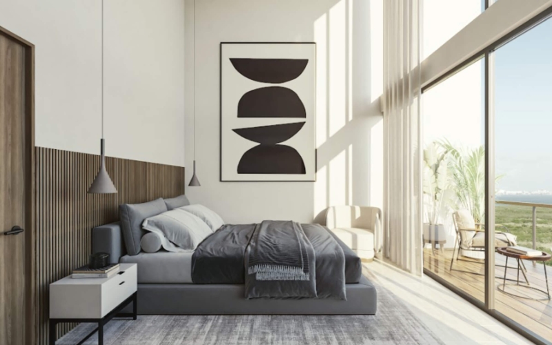 Condominium with controlled access, pet garden, and lake with beach, pre-construction, for sale, Canc&uacute;n.