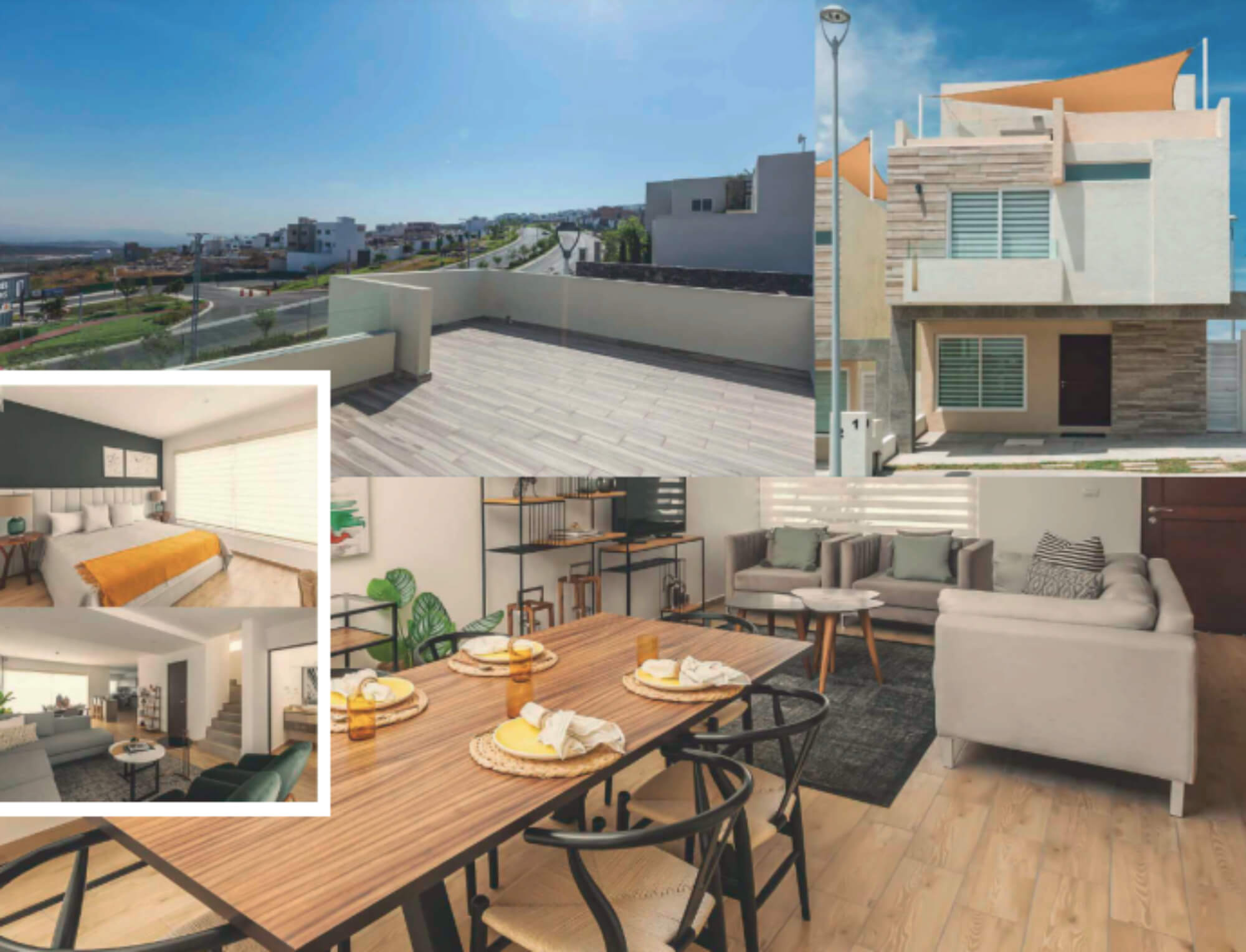 House with Studio, TV Room, Mezzanine and Terrace in Master Bedroom, for sale, Zibat&aacute;, Queretaro.